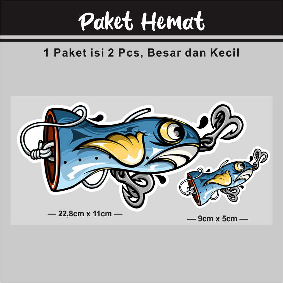 Jual Sticker Cutting Pancing Hologram Terbaru Casting Pasiran Fishing Hat  Rock Fishing Stiker Cuting Mancing Ultra Light Popping Jigging