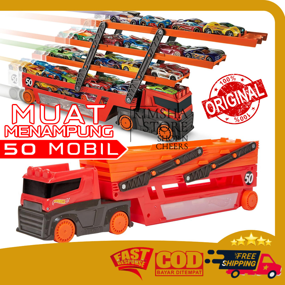 Harga hot wheels mega hot sale hauler