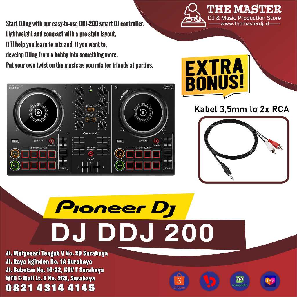 Pioneer DDJ-200 - 器材