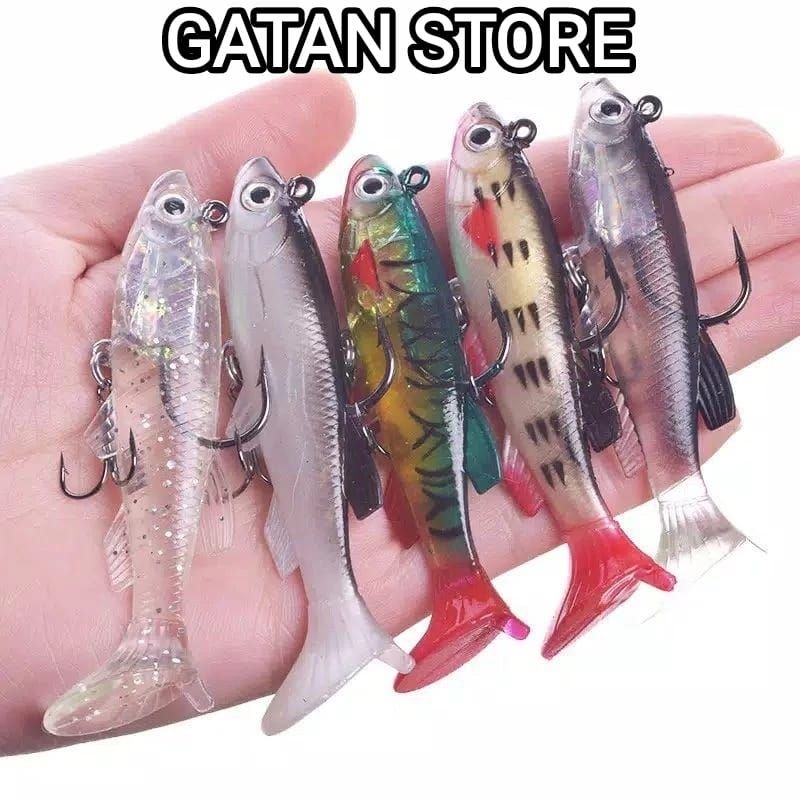 Jual Soft Lure Power Bait Berkley Bentuk Ikan 8 Cm