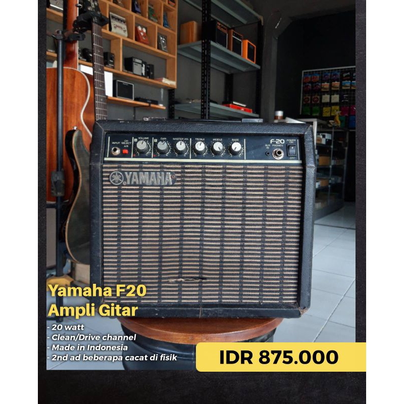 Yamaha f20 deals amp