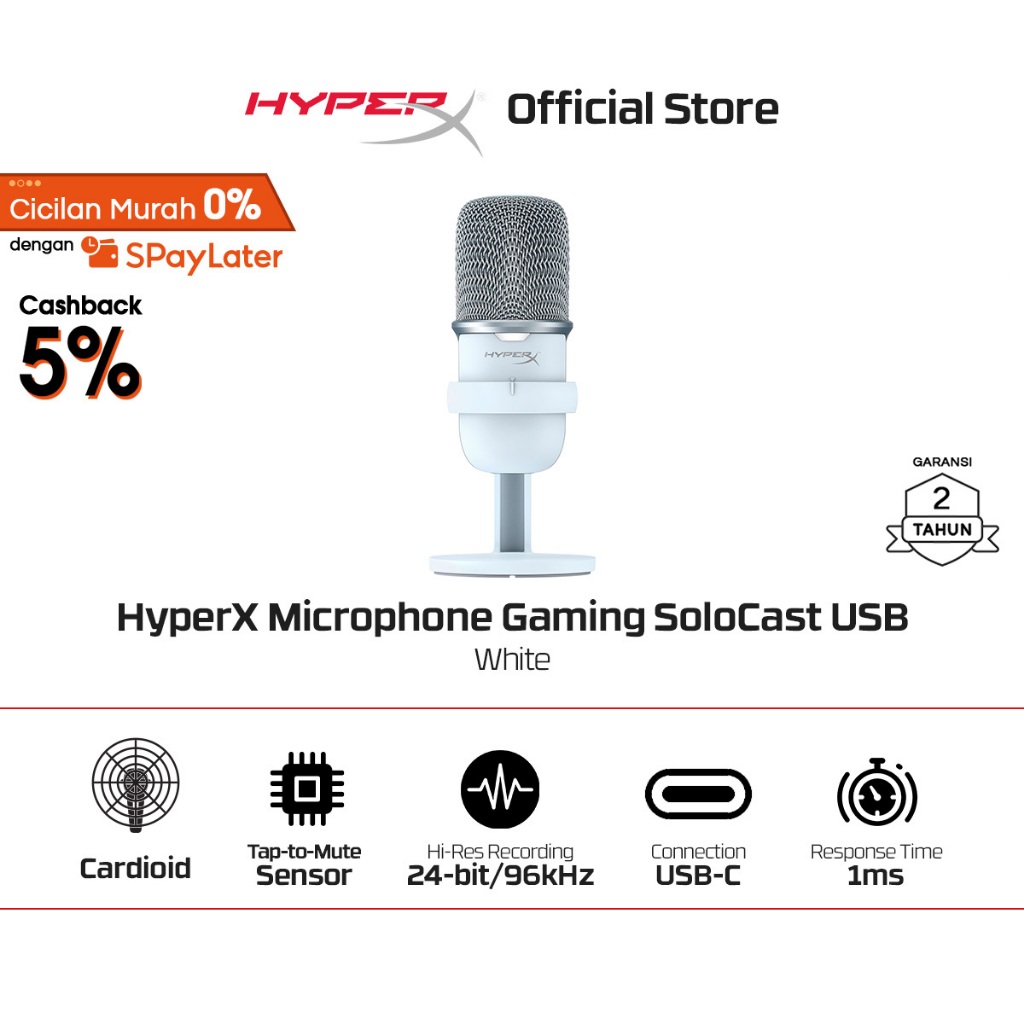 Micrófono Gamer Solocast - Hyperx