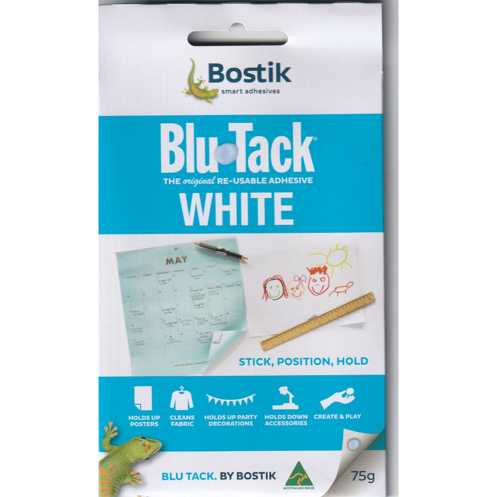  Bostik B183836 Blu Tack - White : Office Products