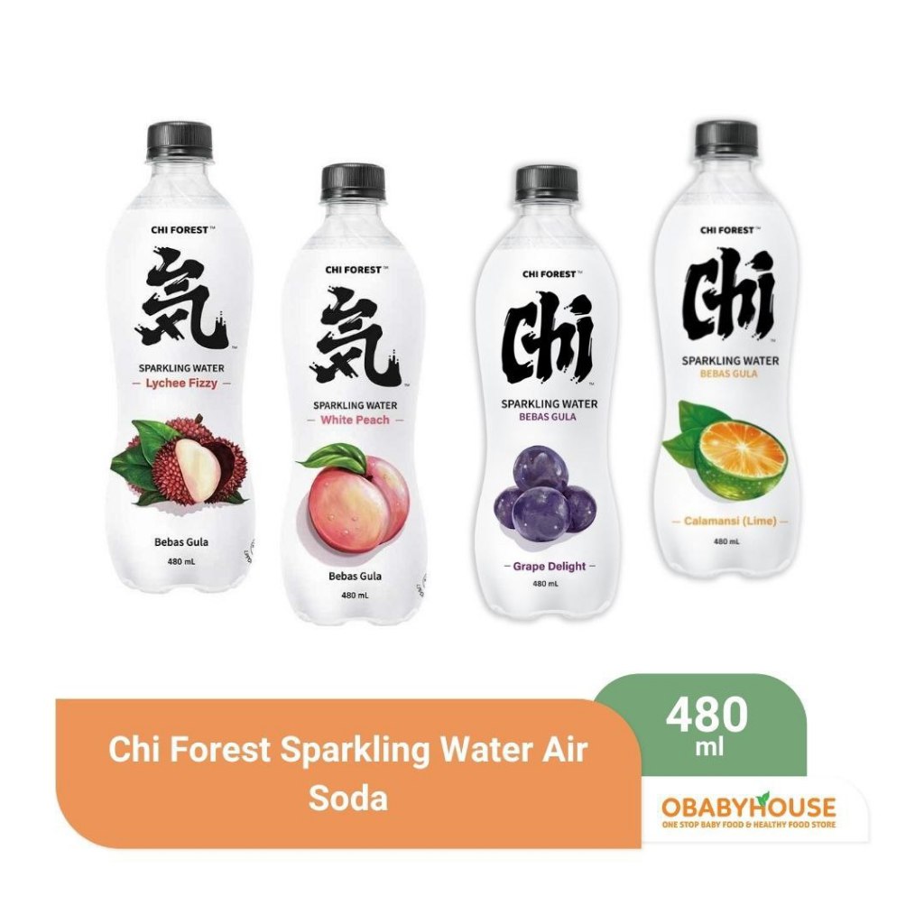 Chi Forest Sparkling Water (Minuman Soda Dengan Rasa Buah, 43 OFF