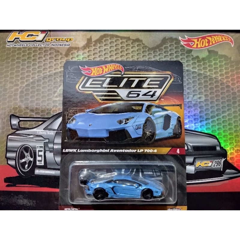 Hot Wheels ELITE 64 LBWK LAMBORGHINI AVENTADOR LP 吊るそ 700