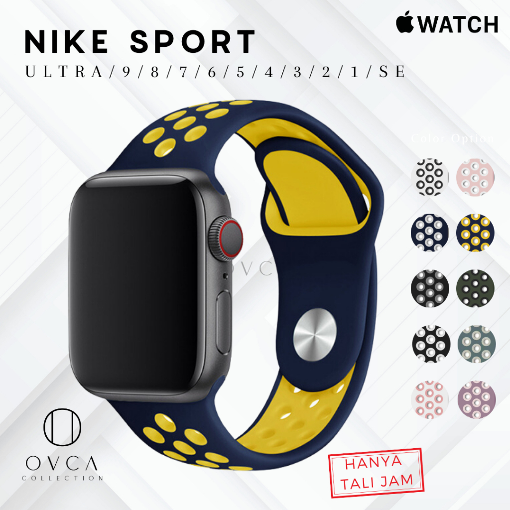 Jual Apple Watch Strap Series ULTRA 9 8 7 6 5 4 3 2 1 SE Nike