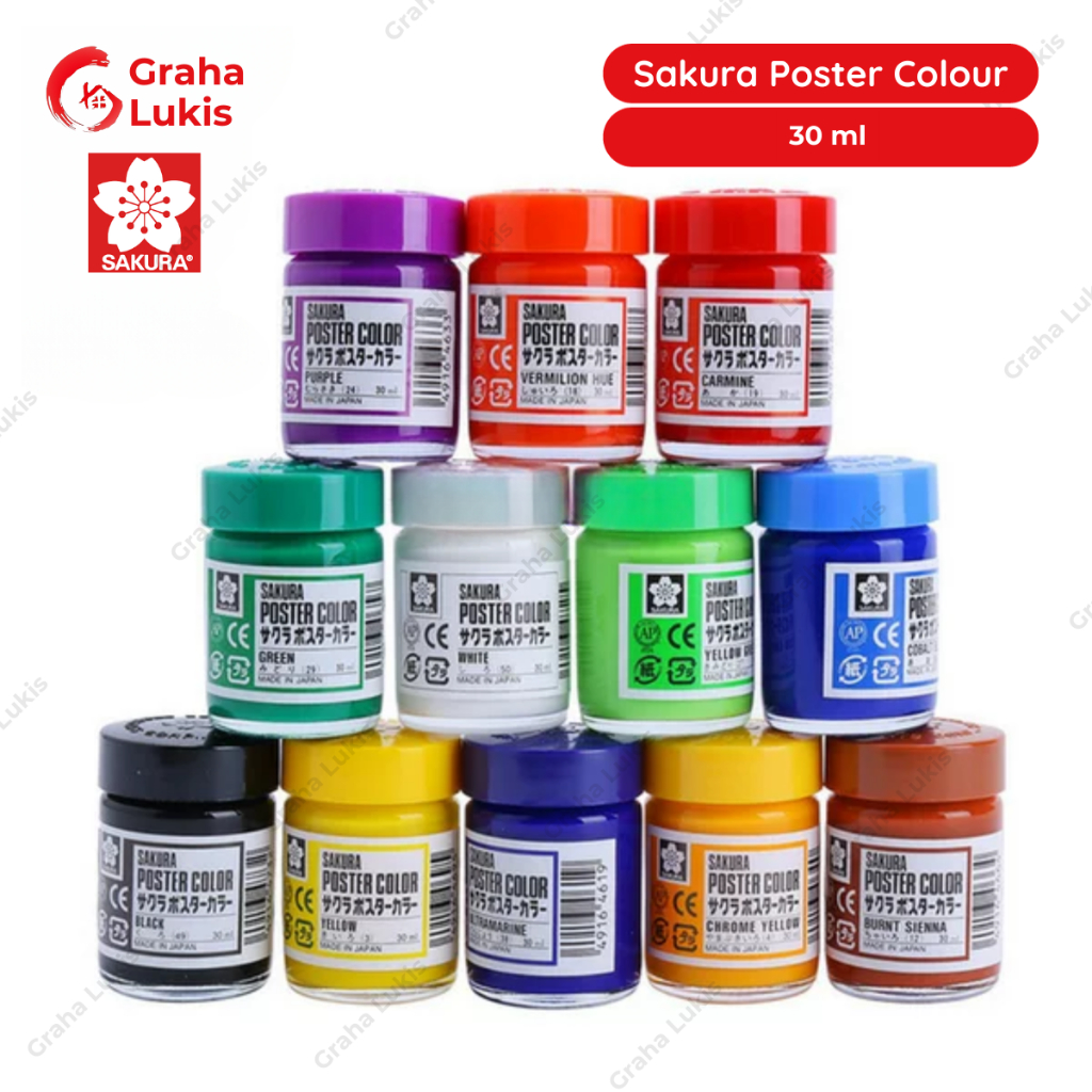 Jual Sakura Acrylic 75ml - Satuan ( Tersedia 57 Warna) - 4PermYellowDeep -  Kota Bandung - Bandung Graha Lukis