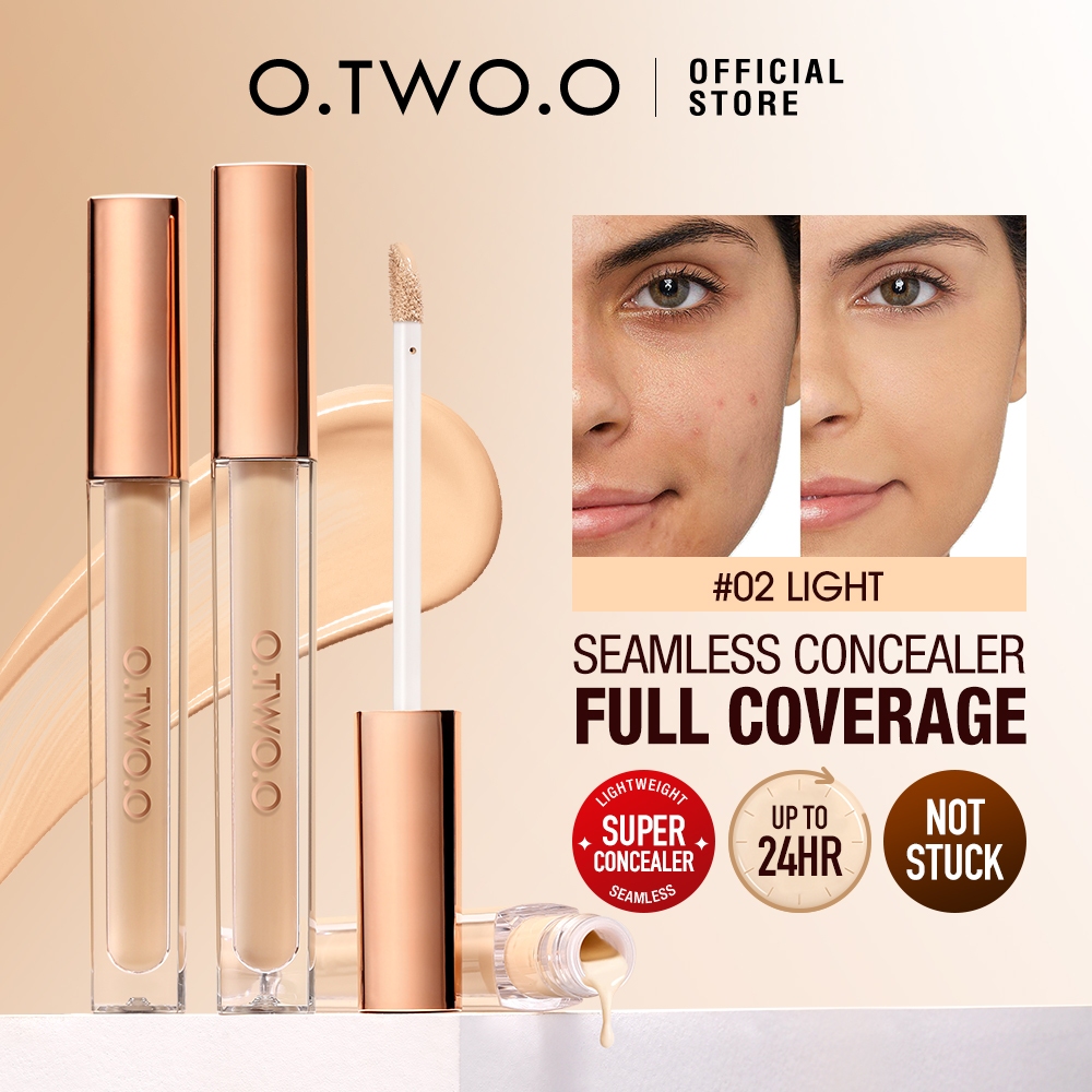 Jual O.TWO.O Liquid Concealer Full Coverage Waterproof Long