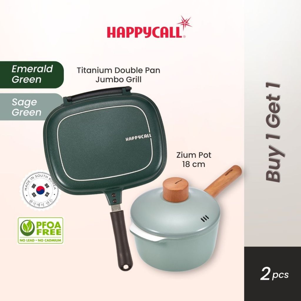 Happycall double clearance pan jumbo grill