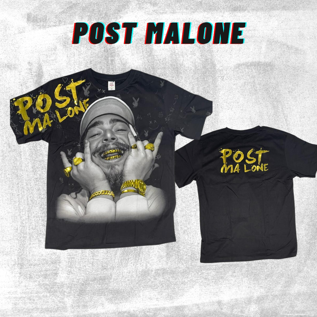 Jual OVERSIZE T-SHIRT HOT ROCK (SOFT PREMIUM) POST MALONE FULL PRINT |  Shopee Indonesia