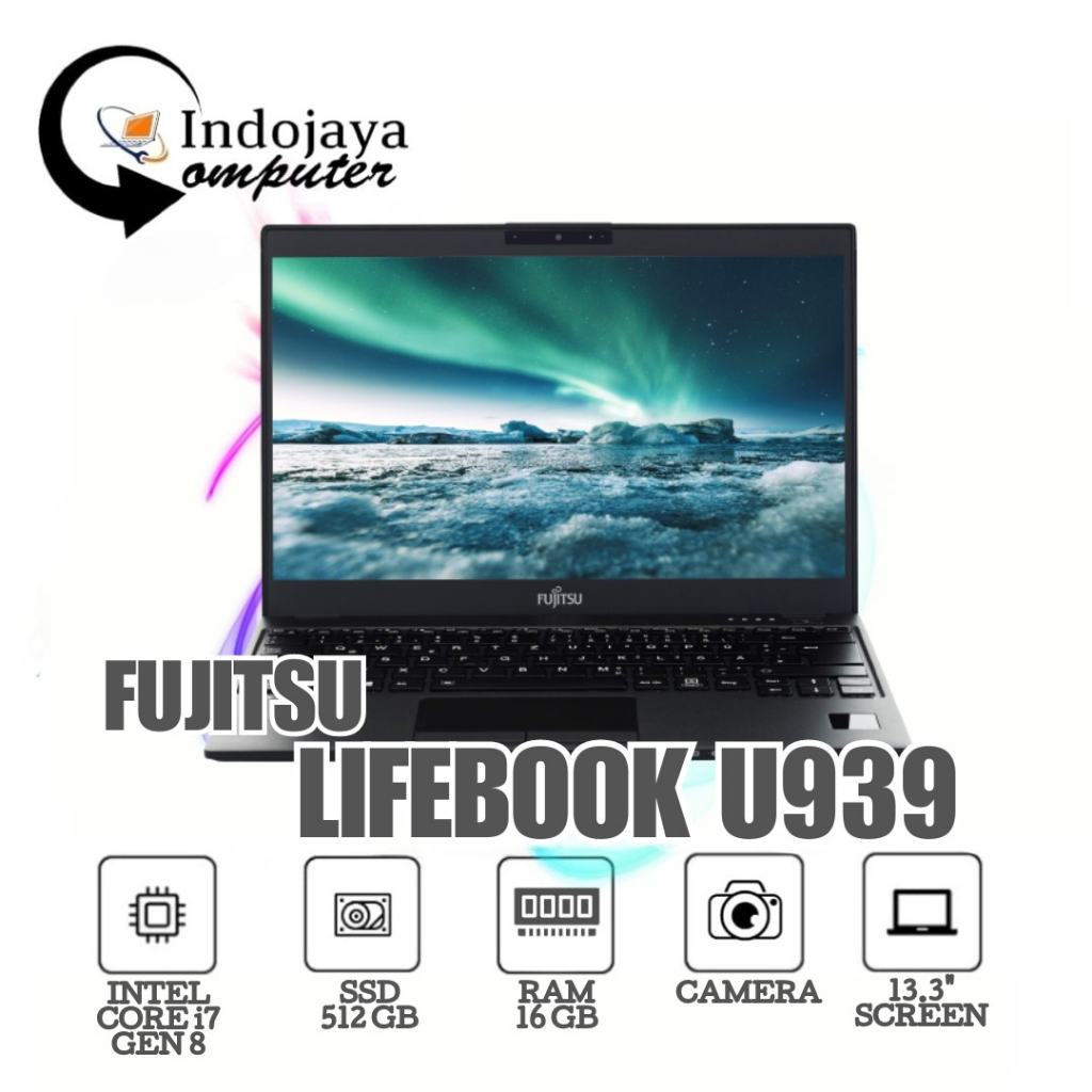 Jual Laptop FUJITSU Core i7 Gen 8 RAM 20 SSD 512GB Like New