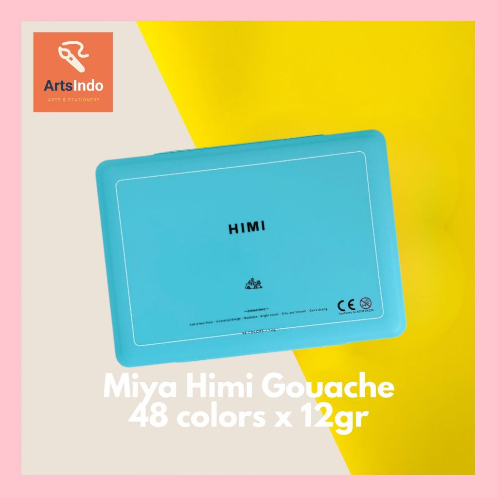 HIMI - MIYA Set Gouache 48 Colores / 12GR