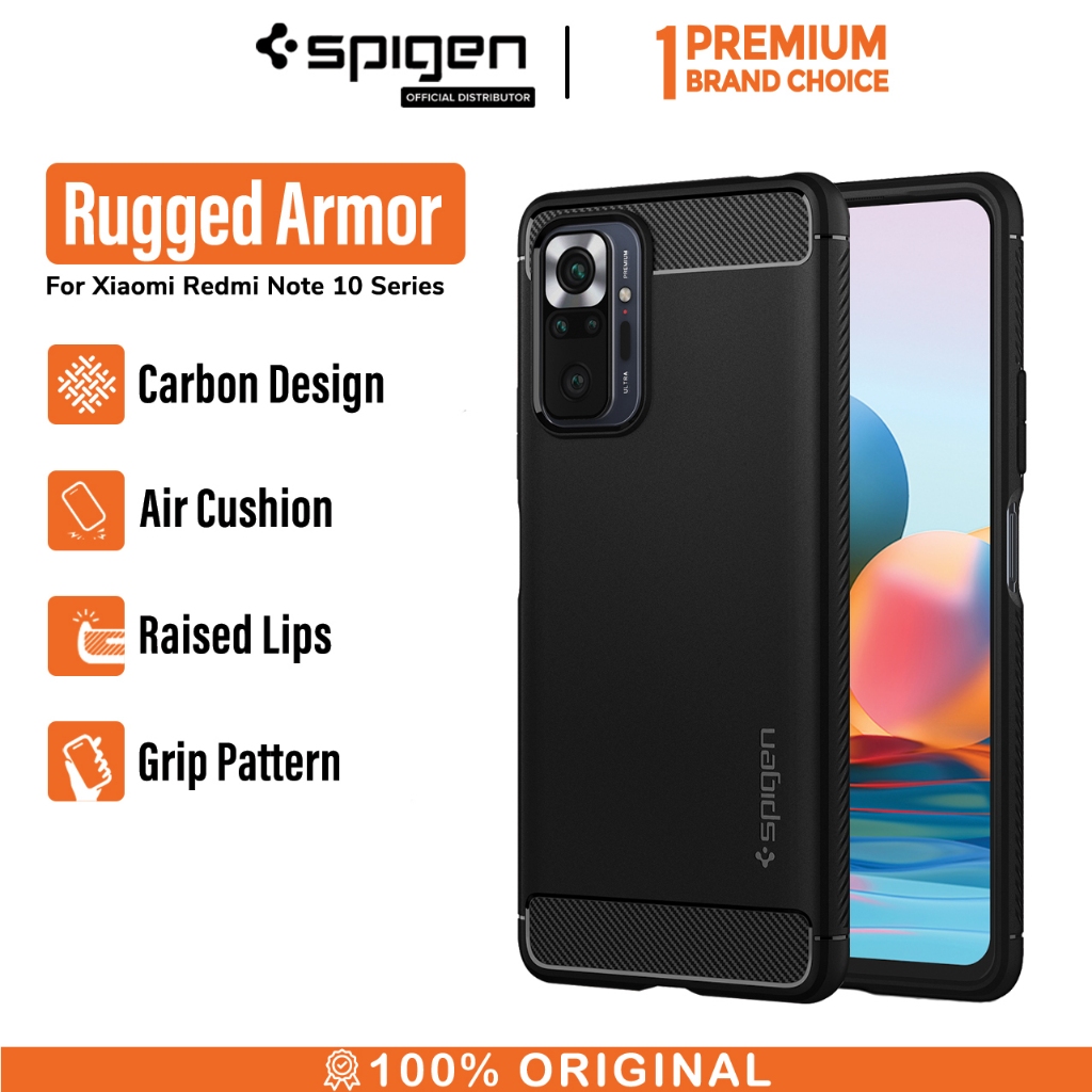 Spigen rugged armour case discount for xiaomi mi note 10