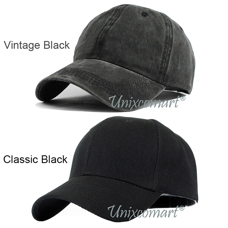 Dalix unisex Unstructured Cotton Cap Adjustable Plain Hat, Cream