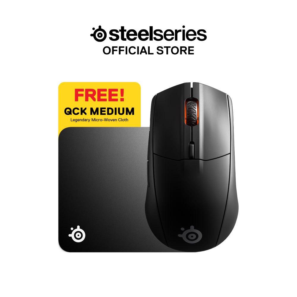 SteelSeries Rival 3 Wireless and Bluetooth Gaming Mouse - 400+ Hr