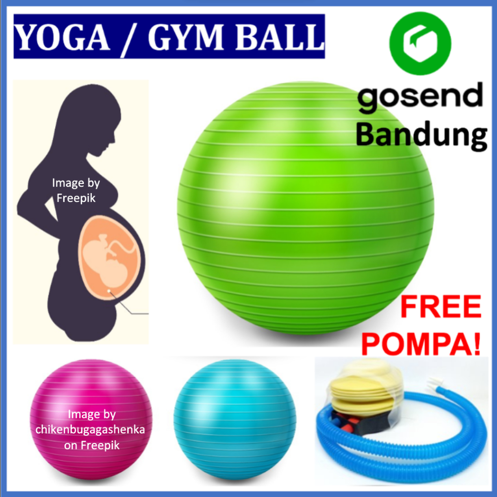 Ukuran gym online ball