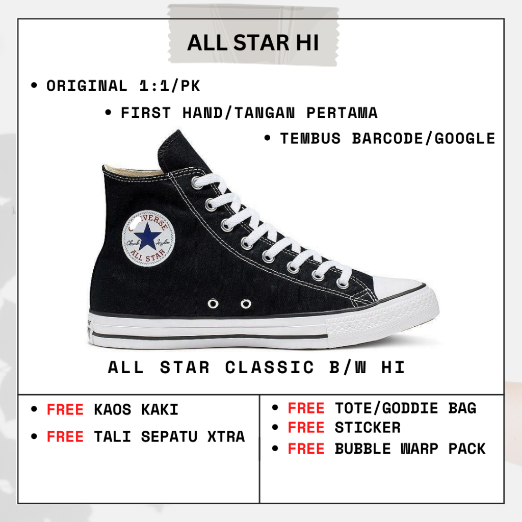 Harga sepatu converse on sale all star original