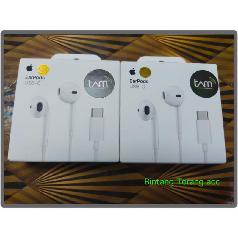 Jual Apple EarPods USB-C Original Pack iPhone 15 Pro Max Resmi TAM