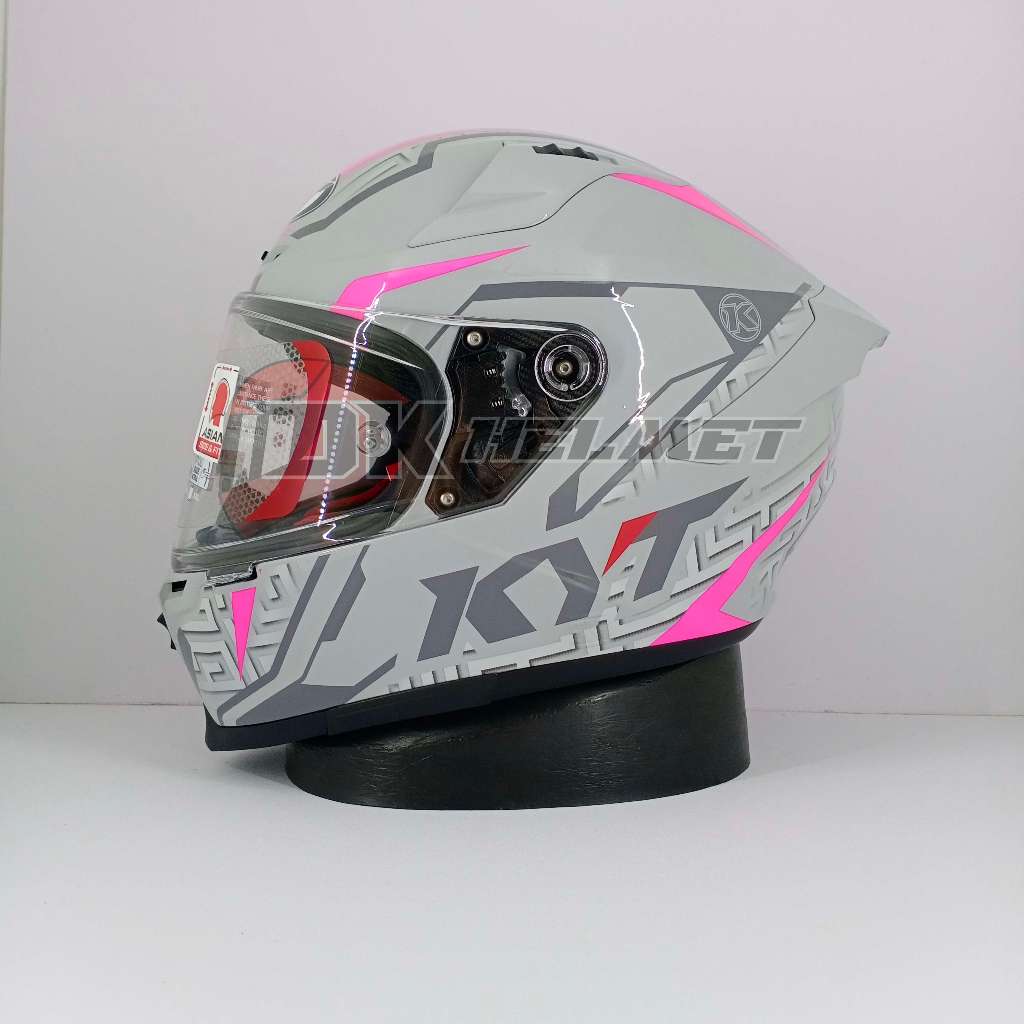 Helm kyt sale pink full face