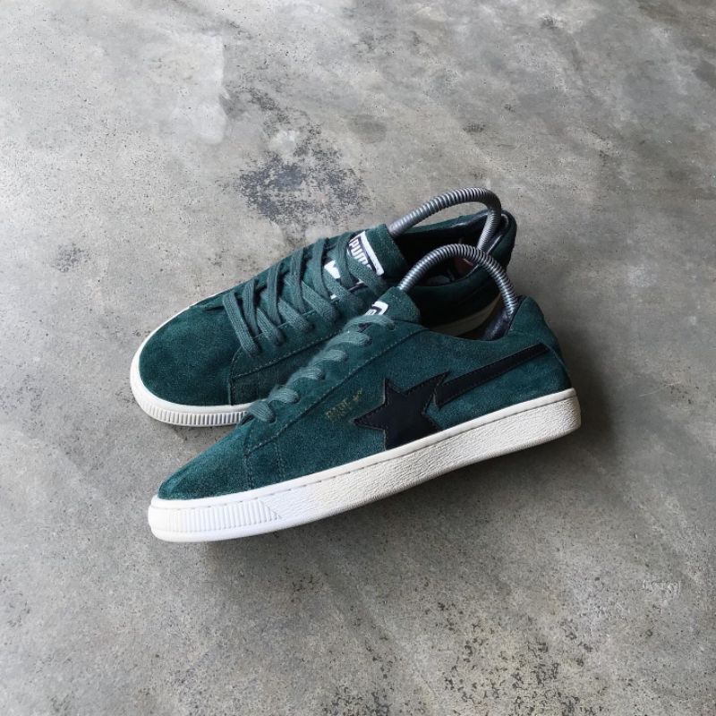 Jual PUMA SUEDE GREEN X BAPE 40 25cm Shopee Indonesia