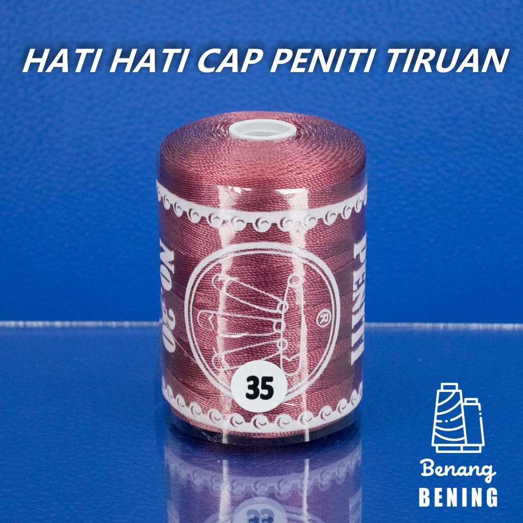 Jual BENANG NYLON NO.30 / D30 CAP PENITI - WARNA 35 (PINK PASTEL