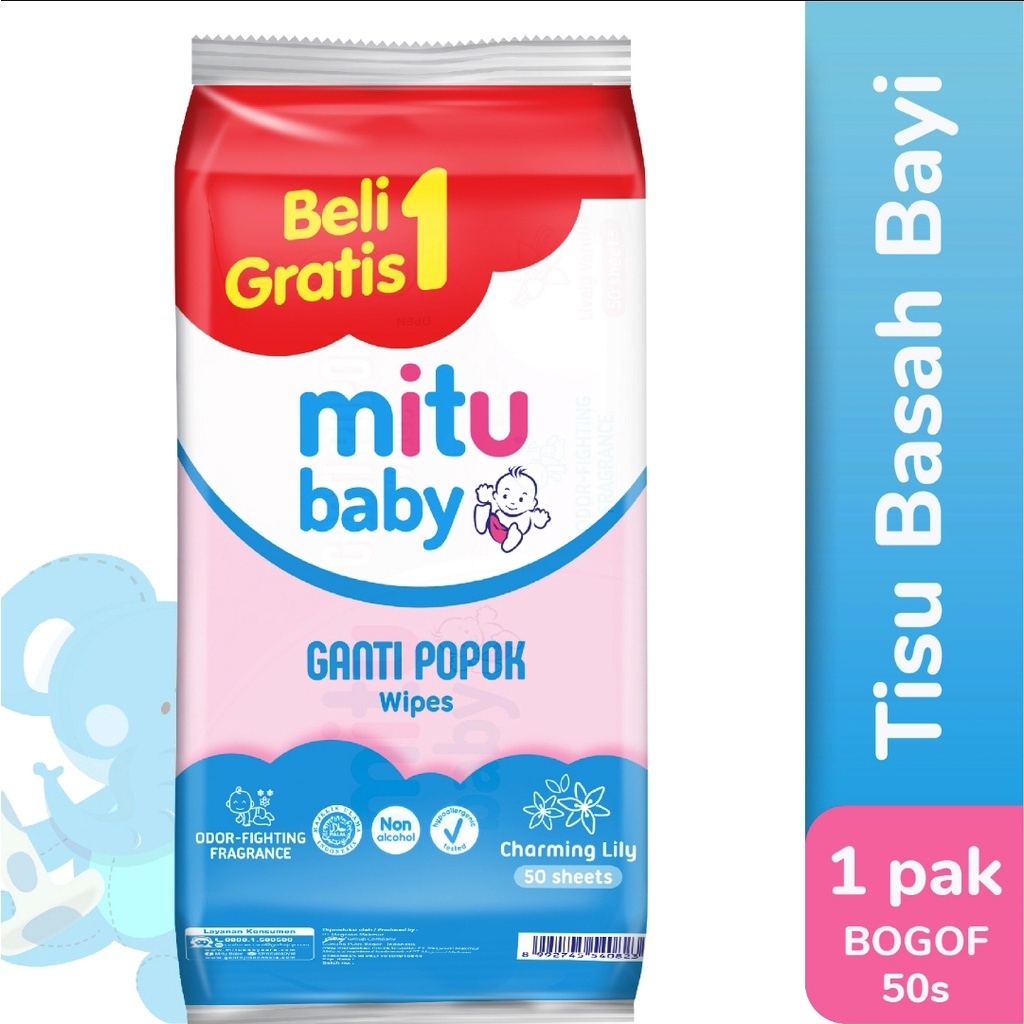 Mitu baby store wipes ganti popok