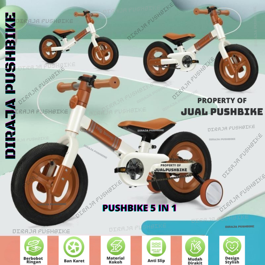 Push bike yang 2025 bisa dipasang pedal