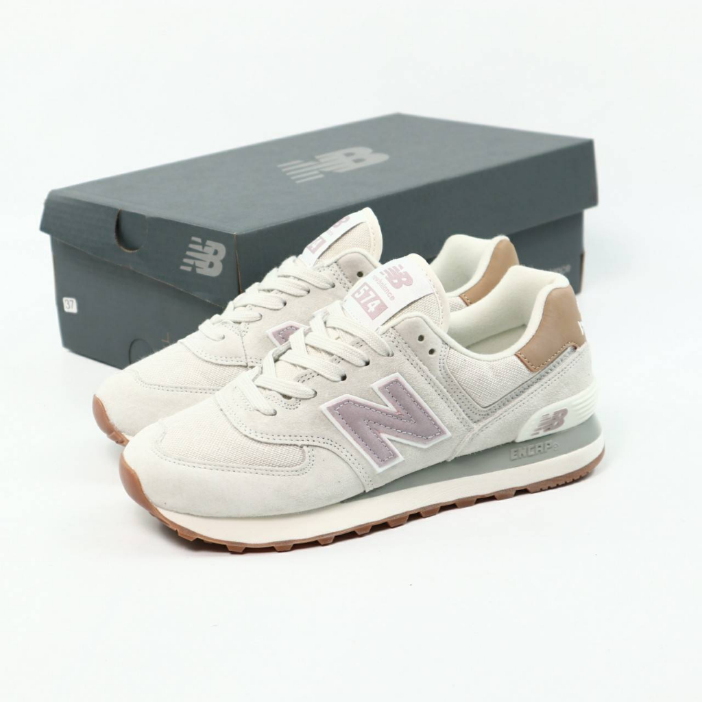 Jual SEPATU NEW BALANCE 574LCC 574 BEIGE PINK PURPLE Shopee