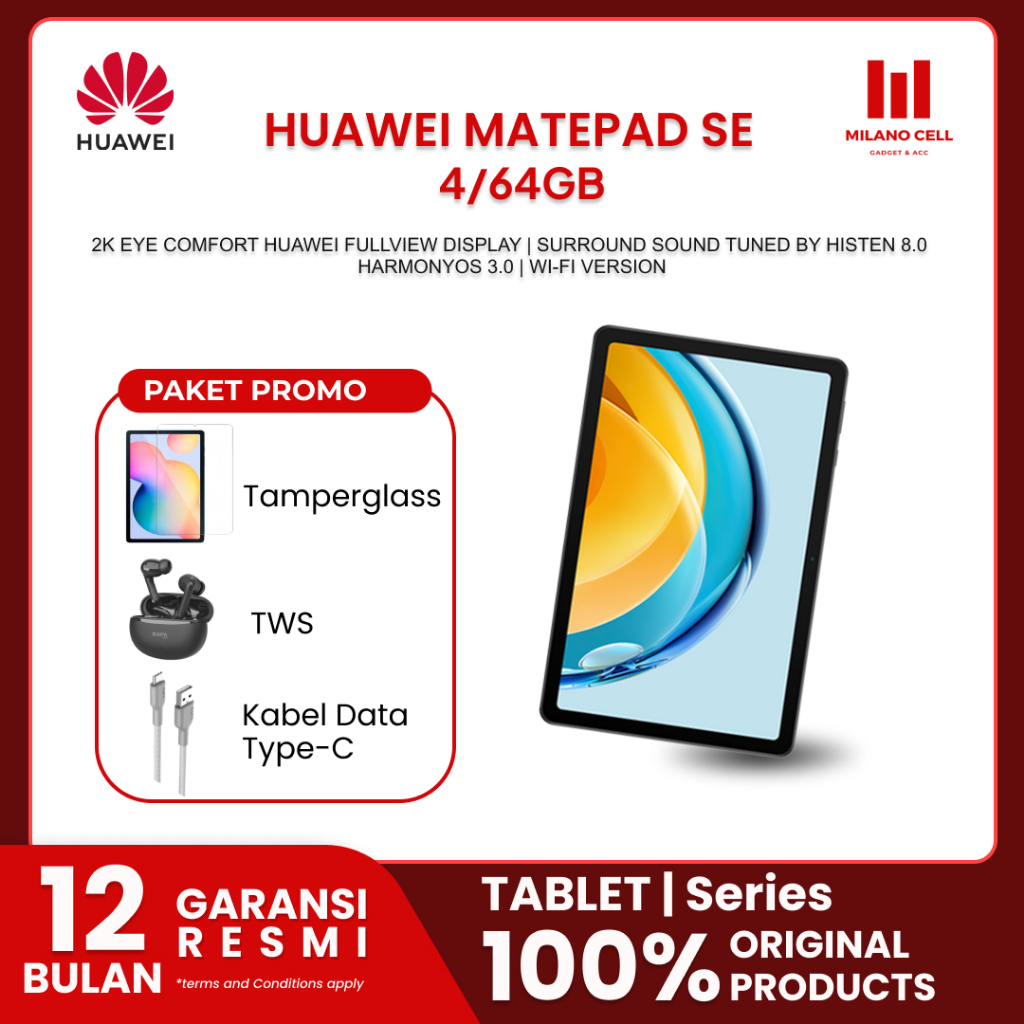 Tablet Huawei Matepad SE 4+64GB