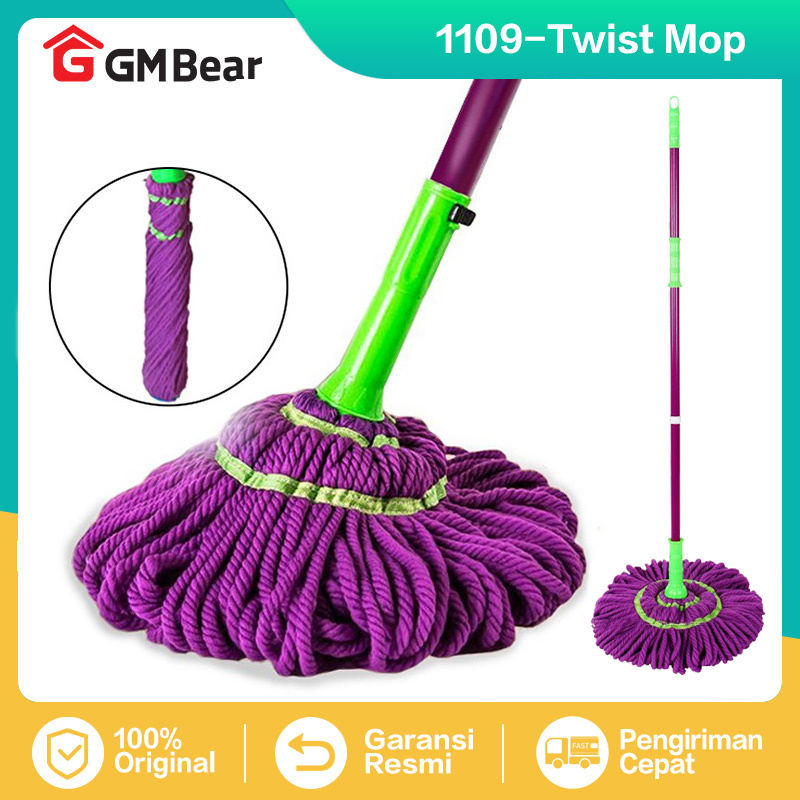 Jual GM Bear Alat Pel Lantai Putar Otomatis 1109 - Magic Twist Mop | Shopee Indonesia