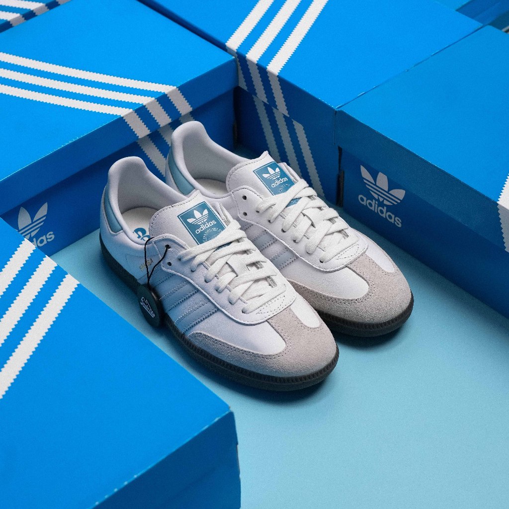 Adidas store samba blue