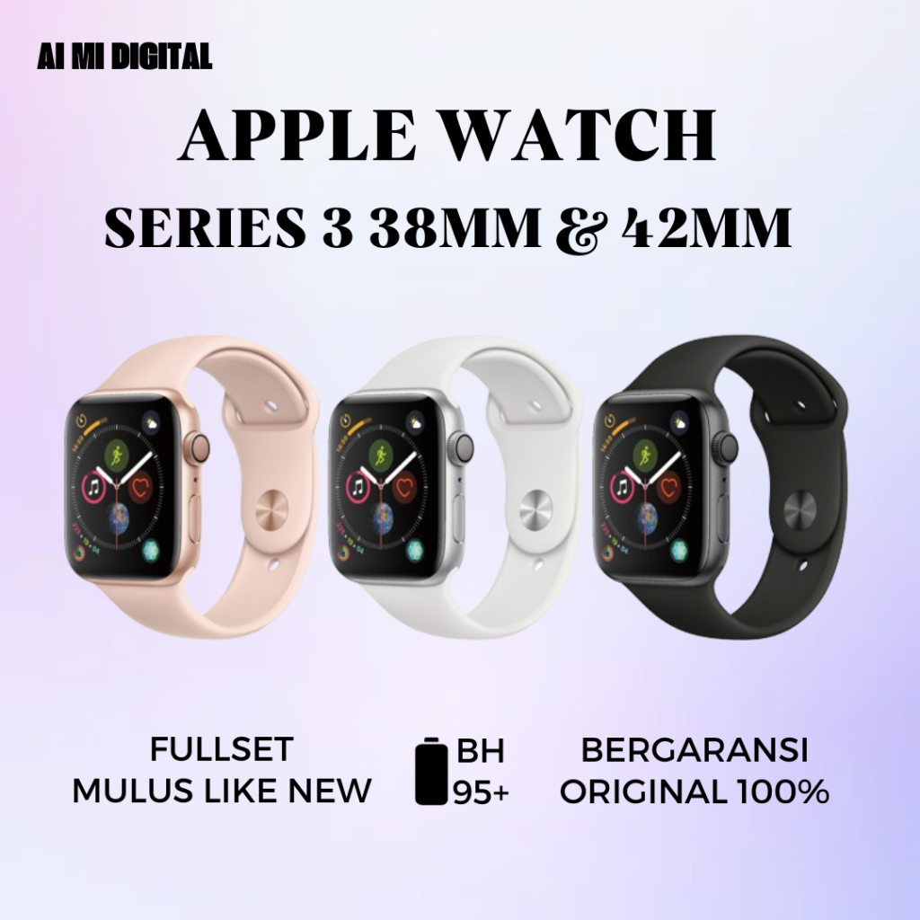 Jual IWATCH SERIES 3 APPLE WATCH S3 38MM DAN 42 MM SMARTWATCH