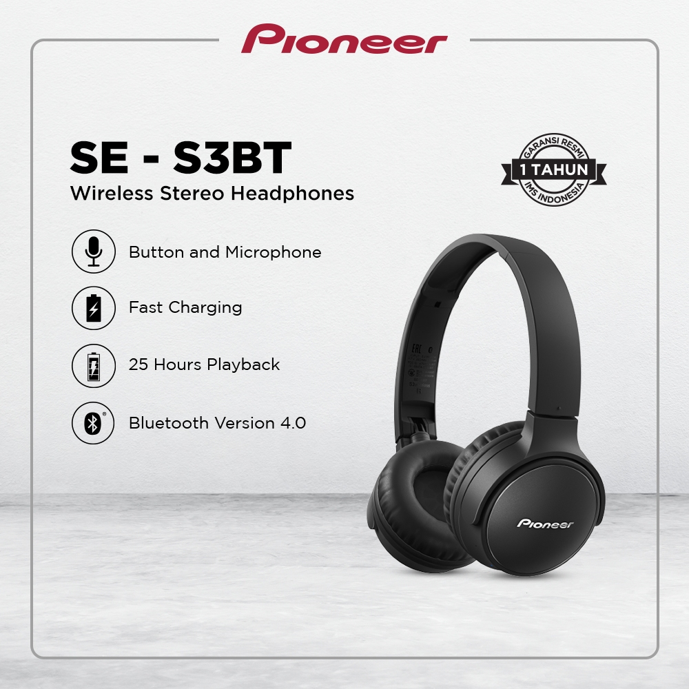 Pioneer bluetooth headphone s3bt new arrivals