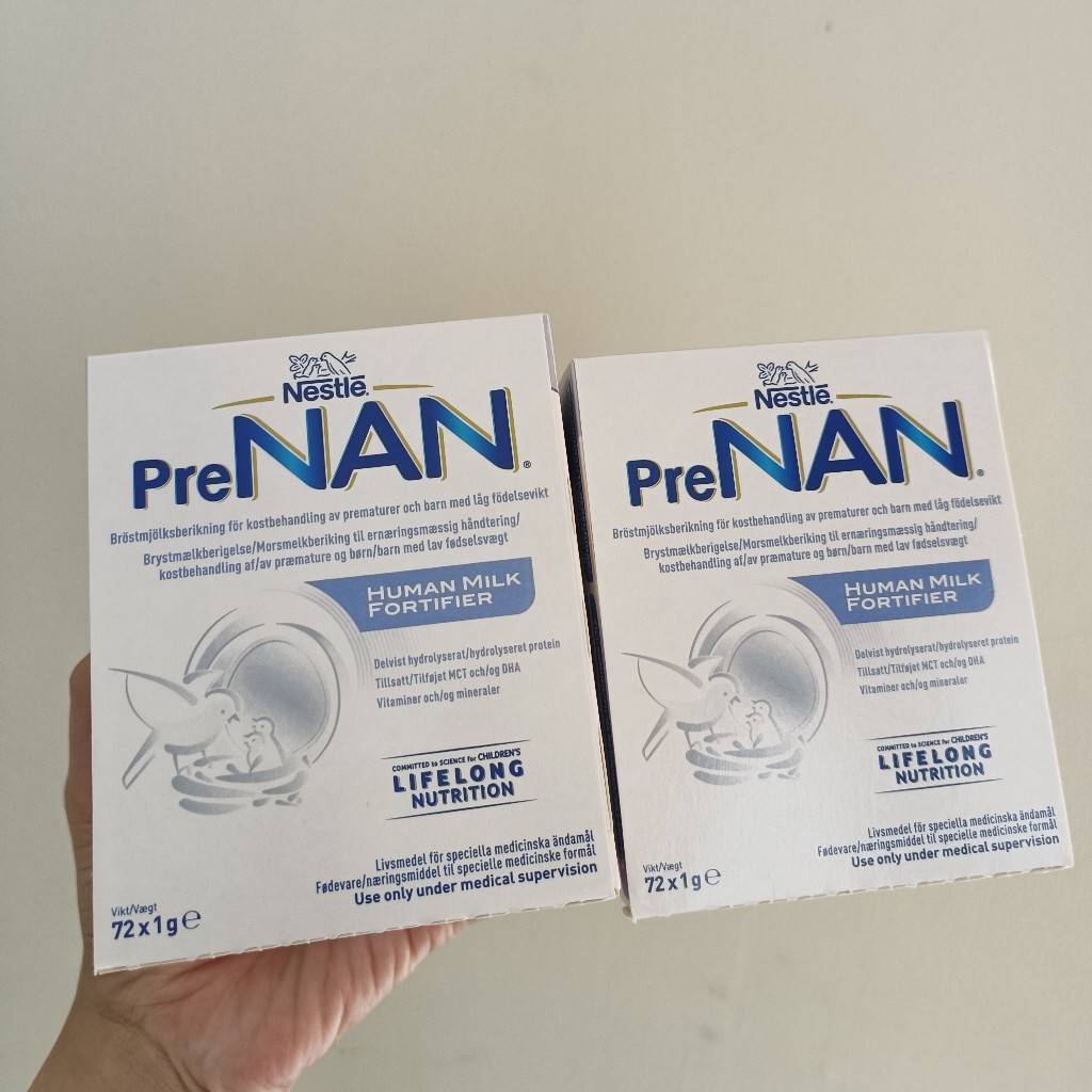 Nestle pre nan 2024 human milk fortifier