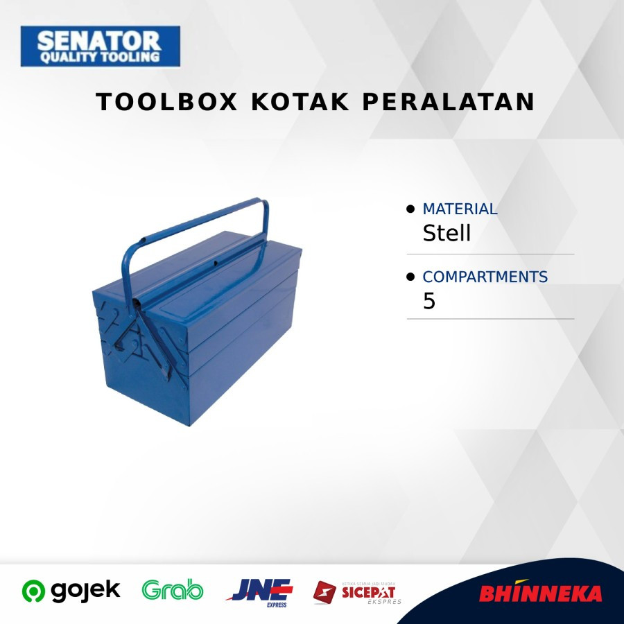 Senator 21 5-Tray Cantilever Home Improver Toolbox