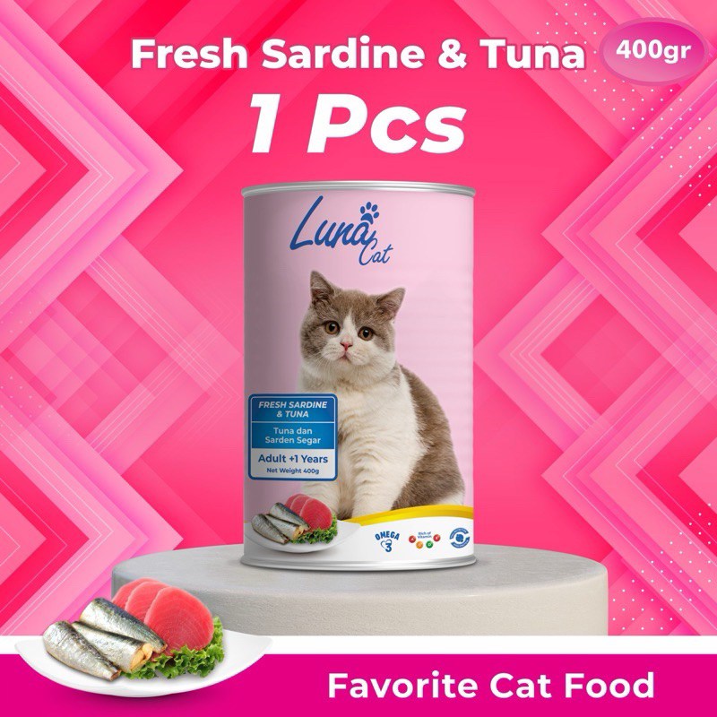 Jual Bella Cat Food 400gr Fresh Sardine Tuna Shopee Indonesia