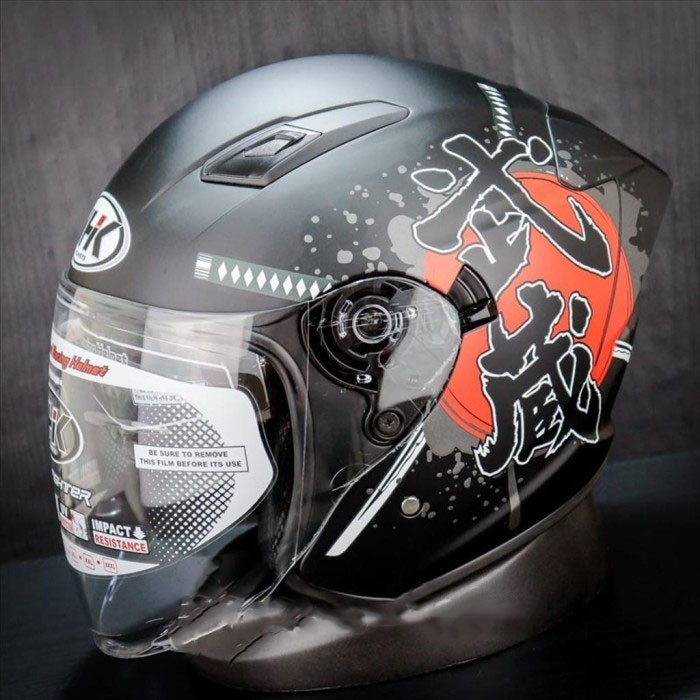 Helm nhk half face sales terbaru 2020