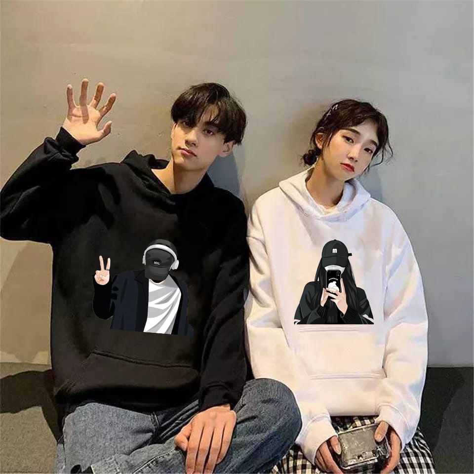 Ulzzang couple outlet hoodie