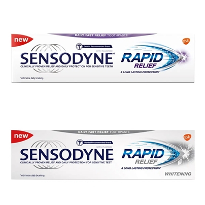 Sensodyne Rapid Relief Toothpaste 75ml, 58% OFF