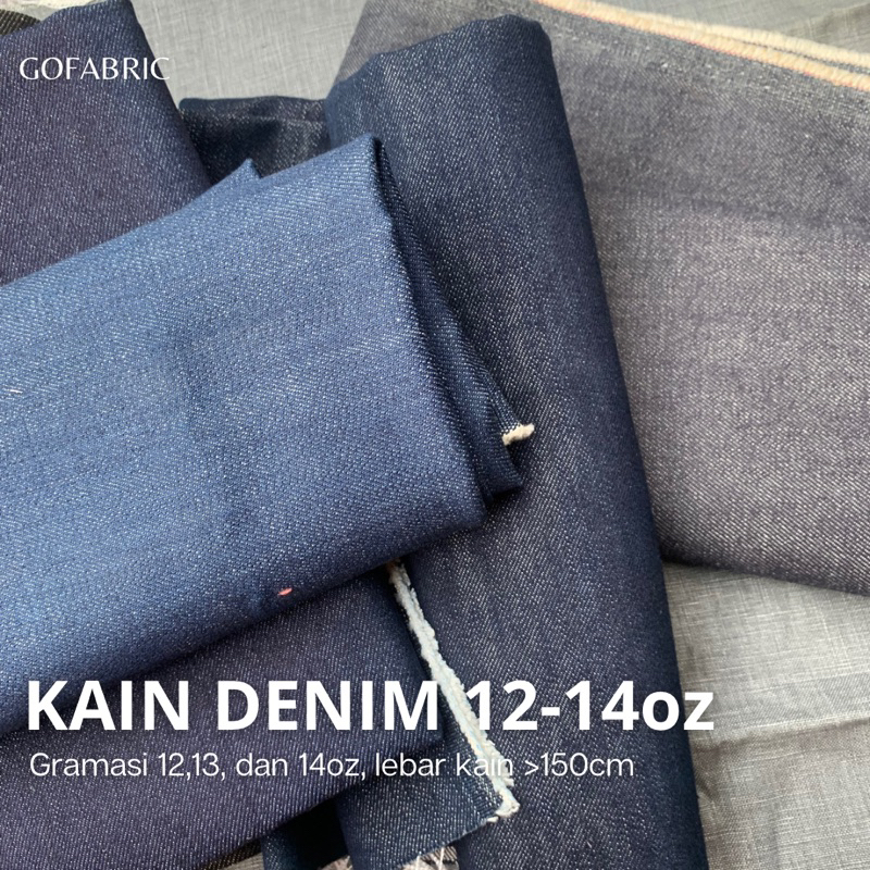 Kain denim hot sale