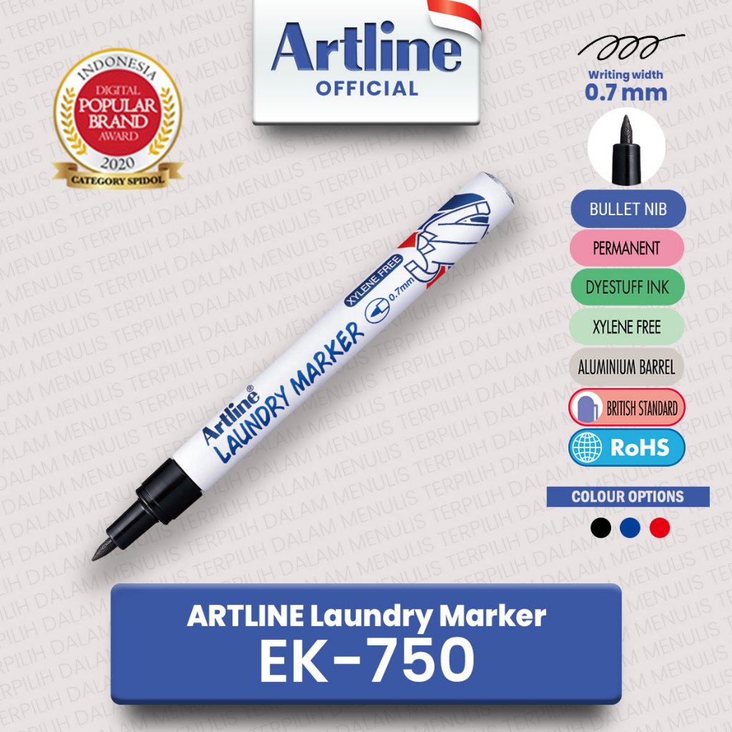 Artline Laundry Marker EK-750