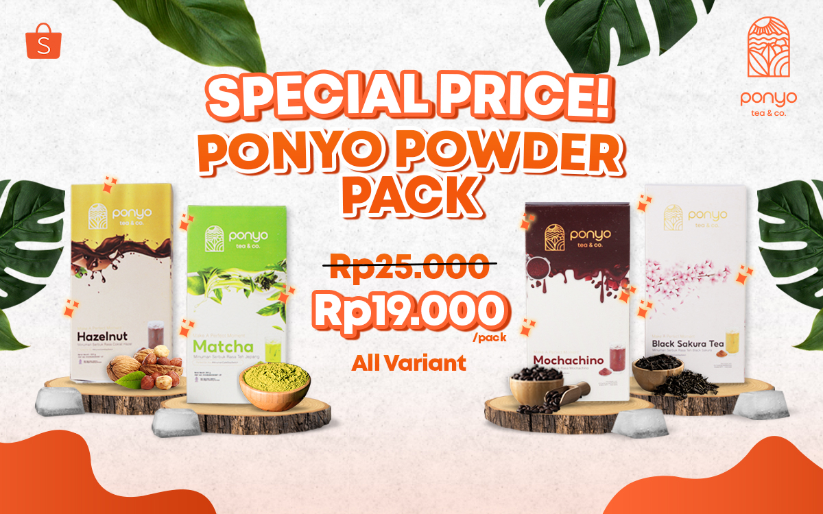 Produk Ponyo Tea & Co | Shopee Indonesia