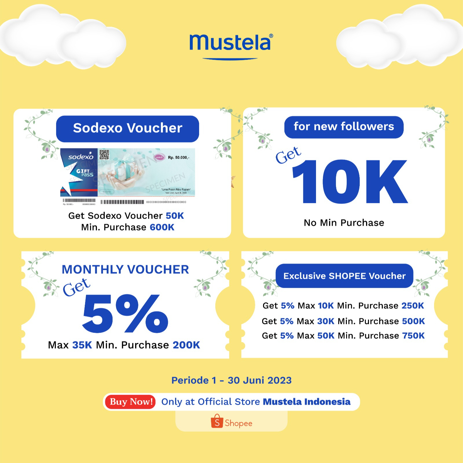Toko Online Mustela Indonesia Official Shop | Shopee Indonesia