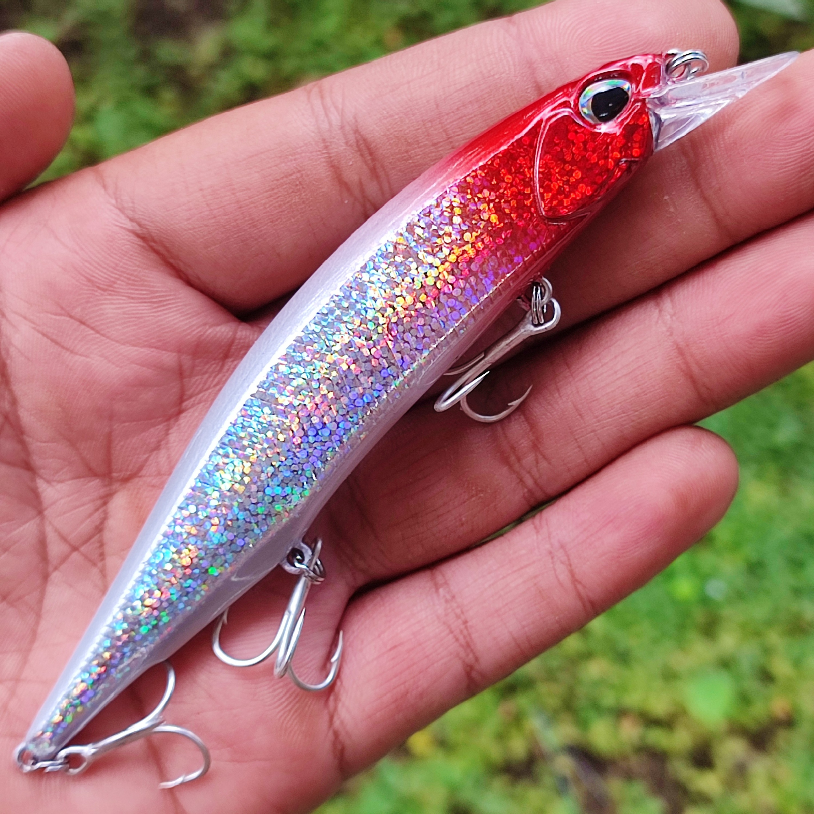 1Pcs 13cm/43g Big Popper Umpan Pancing Popping Fishing Lure