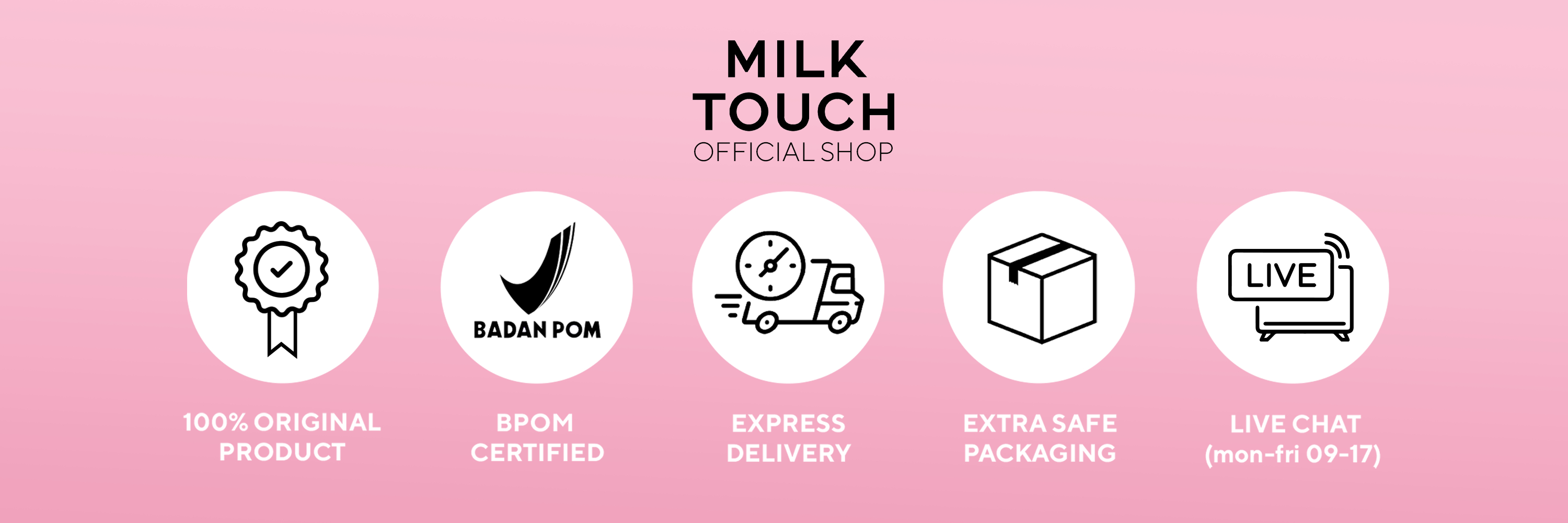 Toko Milk Touch Official Online - Produk Lengkap & Harga Terbaik