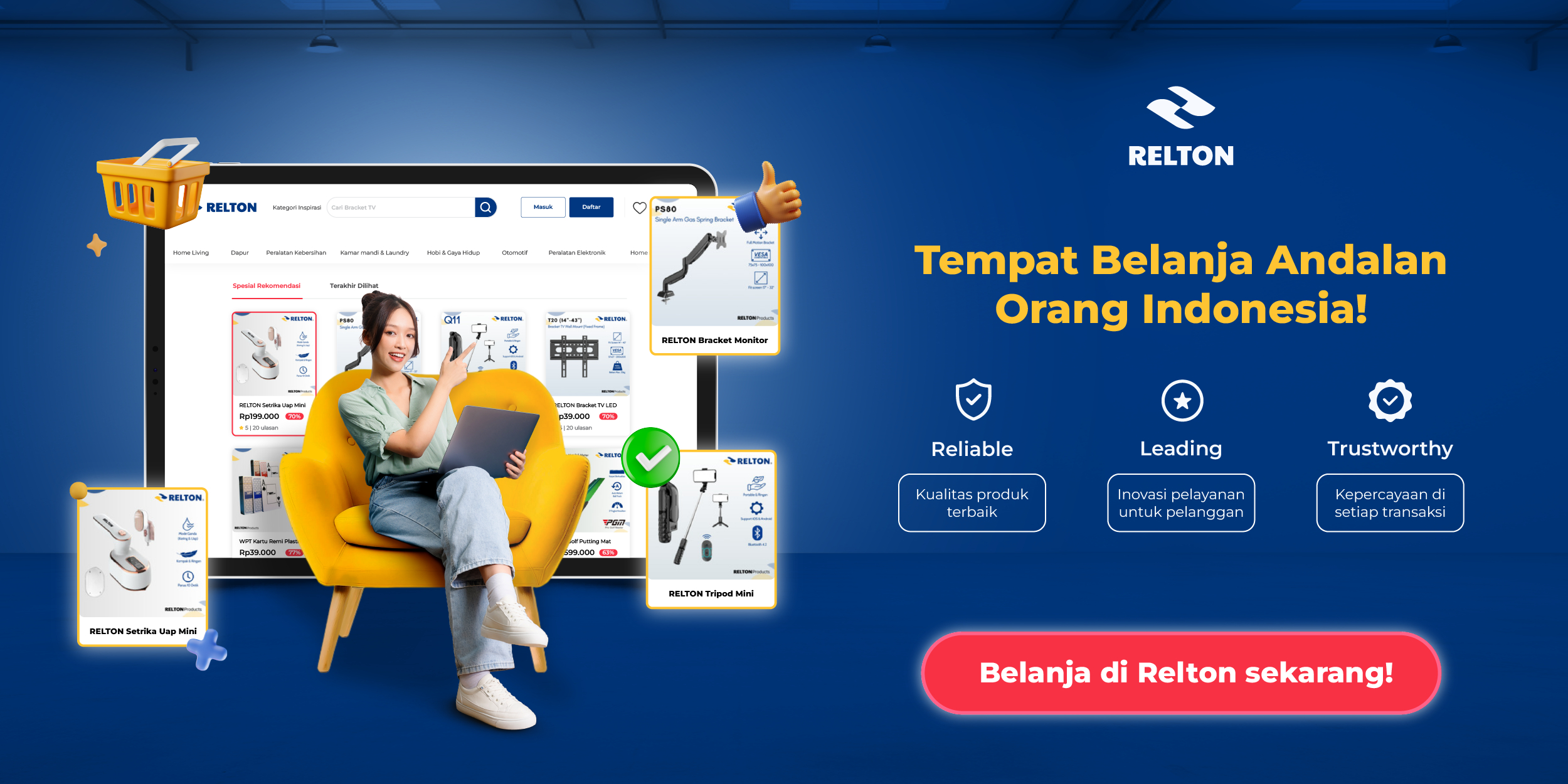 Toko Online RELTON Official Store | Shopee Indonesia