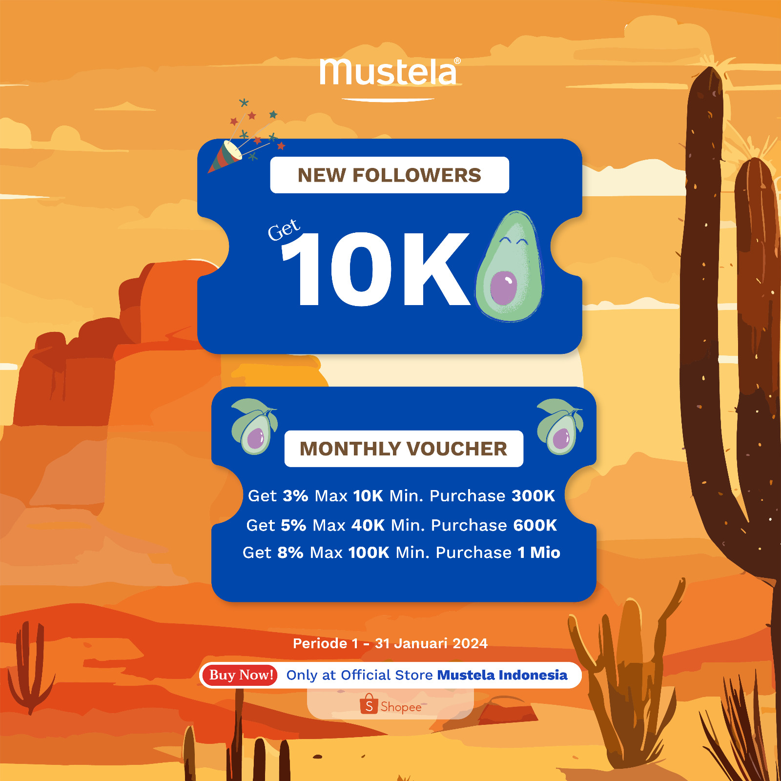 Toko Online Mustela Indonesia Official Shop | Shopee Indonesia