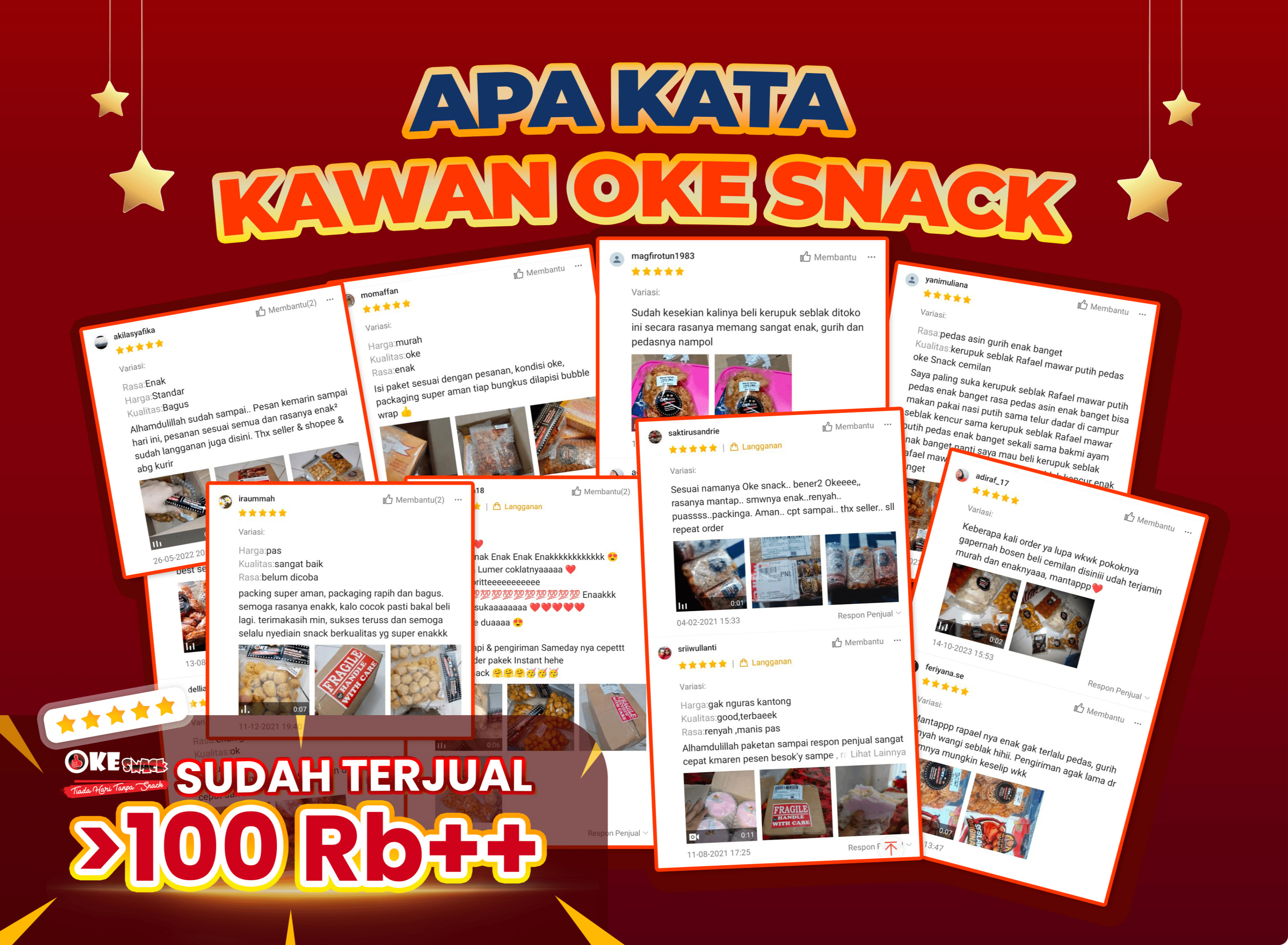Produk oke snack | Shopee Indonesia