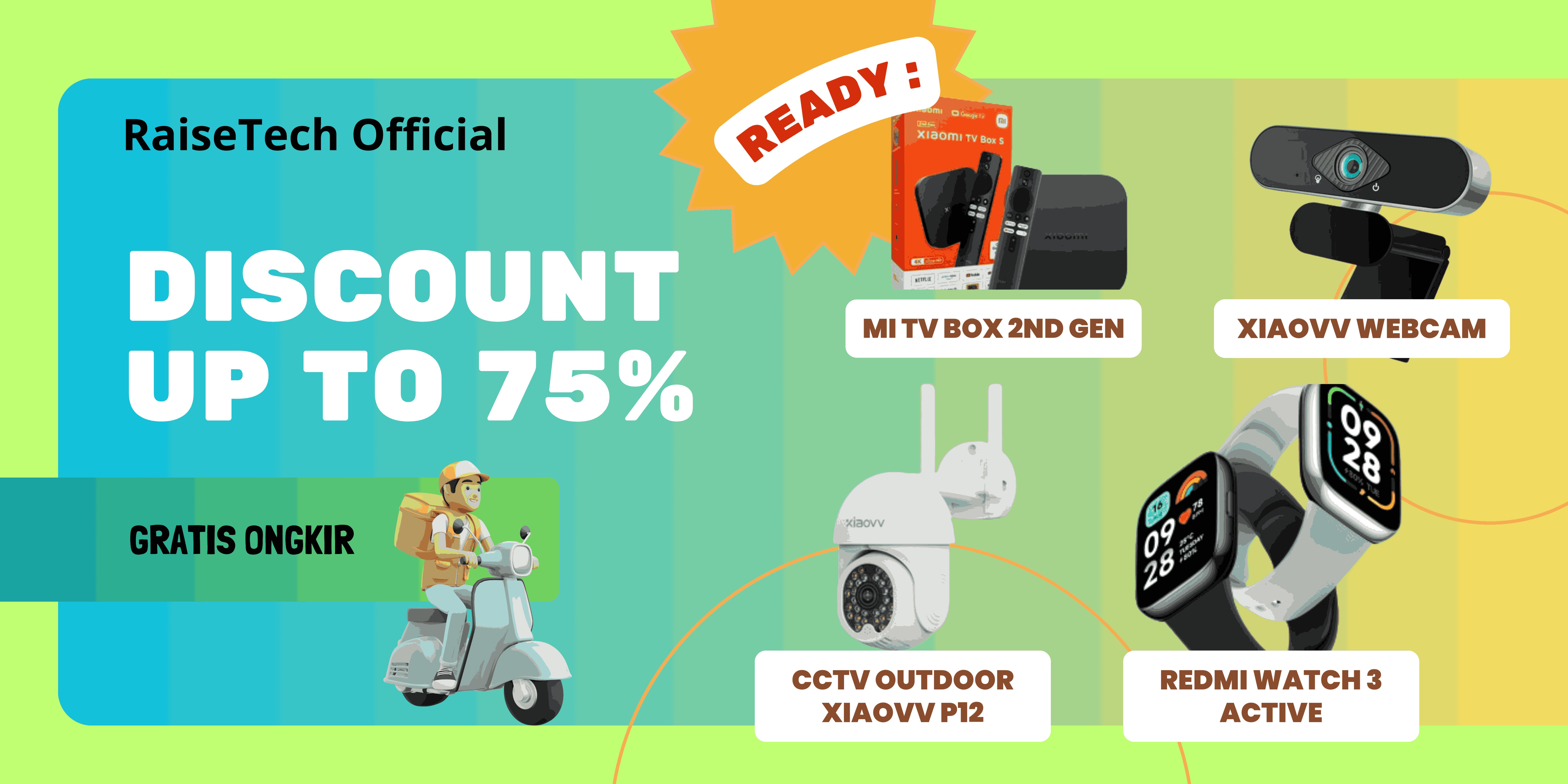 Produk RaiseTech Official | Shopee Indonesia