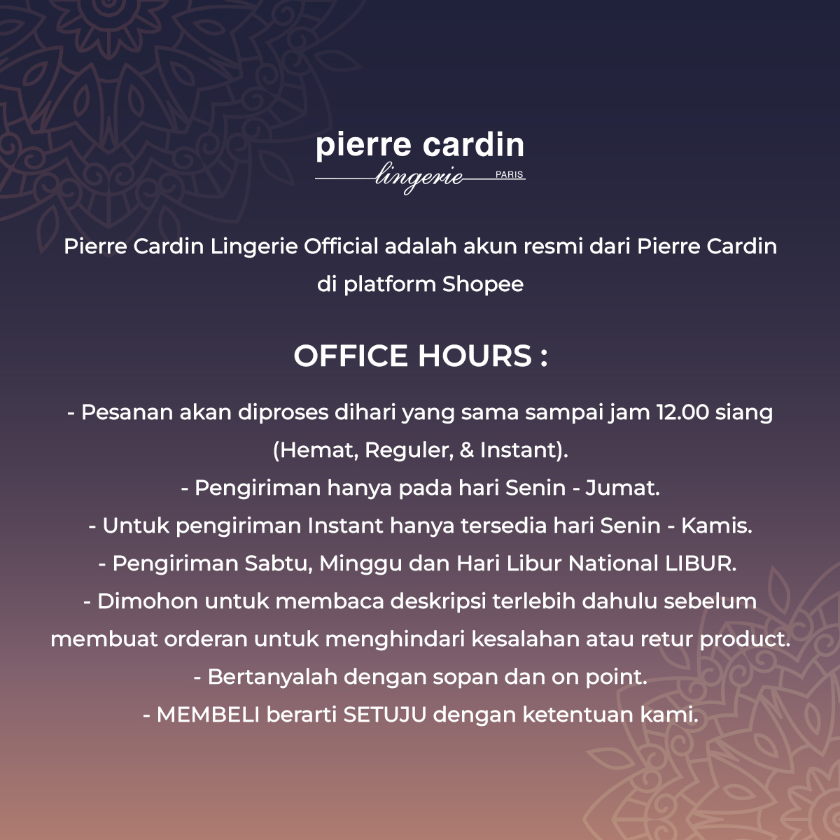 Promo Pierre Cardin Be Free Bra 209-2888V Diskon 15% di Seller Pierre  Cardin Intimate Official Store - Dadap, Kab. Tangerang